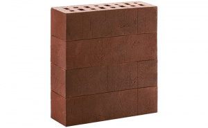 Кирпич клинкерный ЛСР Порту темно-красный с бордовым песком винтаж 250*85*65 мм