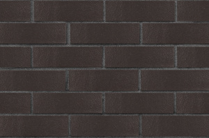 Кирпич клинкерный ЛСР Рейкьявик черный ангоб глянцевый гладкий 250*85*65 мм