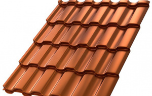 Металлочерепица МП Монтекристо-M (AGNETA-20-Copper\Copper-0.5)