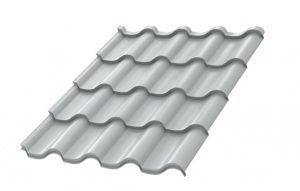 Металлочерепица МП Монтерроса-XL NormanMP (ПЭ-01-9010-0.5)