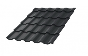 Металлочерепица МП Трамонтана-S NormanMP (ПЭ-01-9005-0.5)