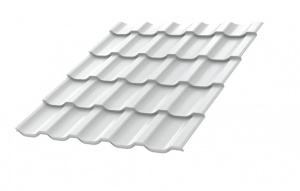 Металлочерепица МП Трамонтана-S NormanMP (ПЭ-01-9010-0.5)