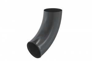 Водосточная система Aquasystem  PE Отвод трубы, 90/125 RAL7024