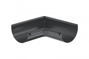 Водосточная система Aquasystem  PE Угол желоба внутренний, 90/125 RAL7024