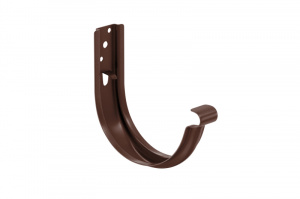 Водосточная система Aquasystem PU Крюк универсальный с комплектом крепления, 90/125 RAL8017