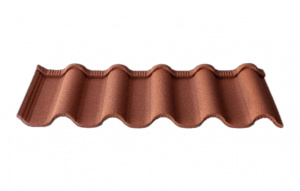 Композитная черепица TimsTile Грув 1340*420 мм Красно-бежевый (4)