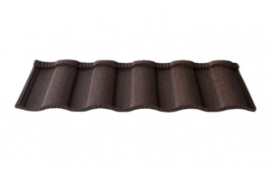 Композитная черепица TimsTile Роман 1340*420 мм Черно-коричневый (3)