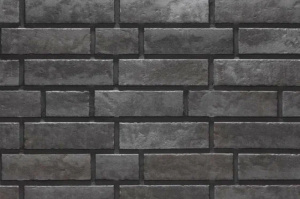 Клинкерная плитка Stroeher Zeitlos E 359 kohlenglanz рельефная, 400*35*14 мм