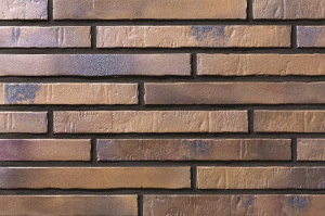 Клинкерная плитка Stroeher Glanzstueck №5 рельефная, 440*52*14 мм