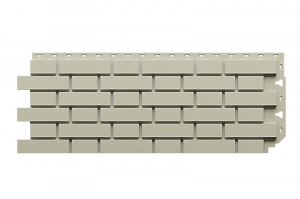 Фасадная панель Docke STANDARD ФЛЕМИШ, Молочный