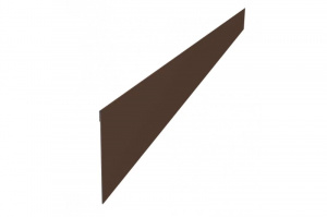 Ламель забора жалюзи Palermo стартовая/финишная для калиток и ворот 0,5 PurLite Мatt 