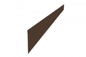 Ламель забора жалюзи Palermo стартовая/финишная для калиток и ворот 0,7 PE 