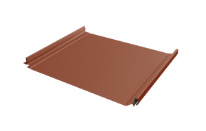 Кликфальц Pro Grand Line 0,45 Drap TR с пленкой на замках RAL 8004 терракота