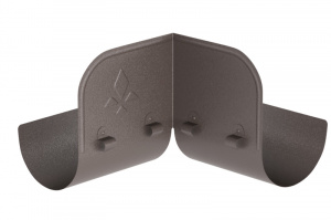 Водосточная система Aquasystem PU MATT Ограничитель перелива угловой, 90/125 RR32 Matt